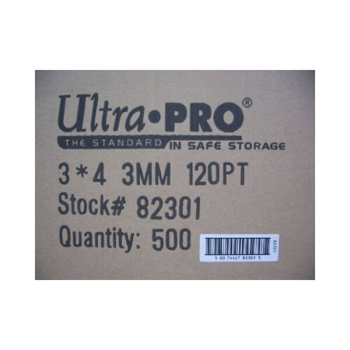 Ultra Pro 3x4 Regular Toploaders 120pt Card Protectors CASE Of 50 Packs New