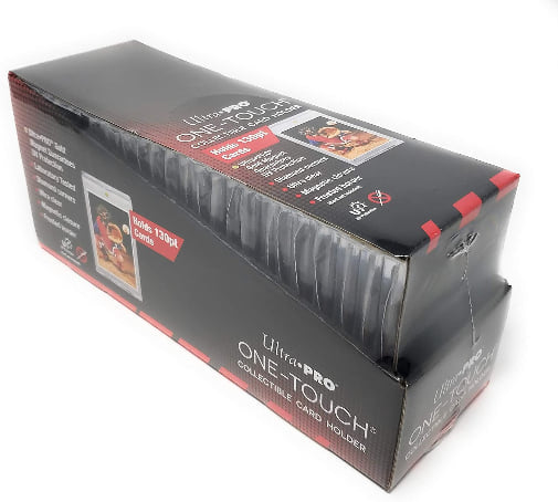 Ultra Pro 3x5 Regular One Touch 130pt BLACK BORDER Case Of 25