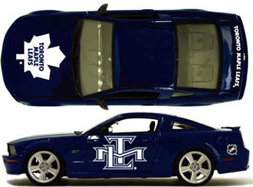 NHL Hockey Toronto Maple Leafs Diecast 1:24 Ford Mustang Brand New