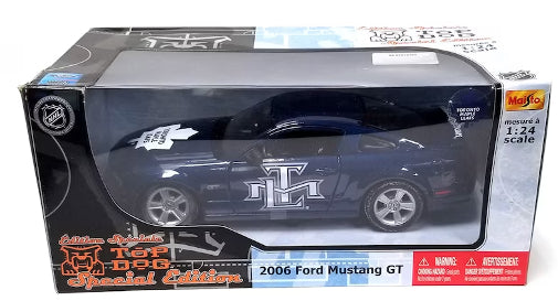 NHL Hockey Toronto Maple Leafs Diecast 1:24 Ford Mustang Brand New