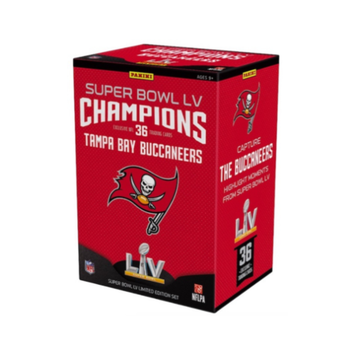 2021 NFL Football Panini Tampa Bay Buccaneers Super Bowl LV Champions Box Set