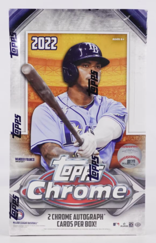 2022 MLB Baseball Topps Chrome Hobby Box Factory Sealed