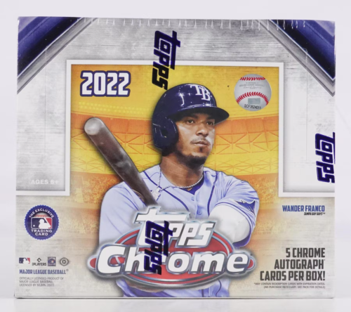 2022 MLB Baseball Topps Chrome JUMBO Hobby Box Factory Sealed