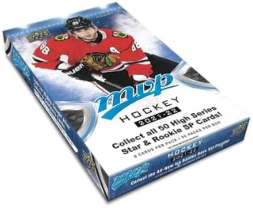 2021/22 Upper Deck MVP NHL Hockey Hobby Box Factory Sealed