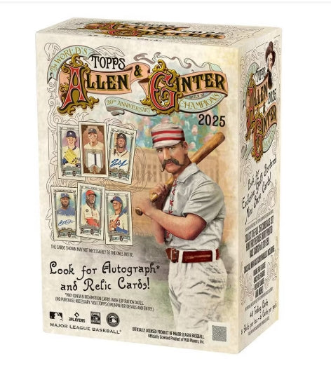 2025 Topps Allen And Ginter MLB Baseball Value Box New