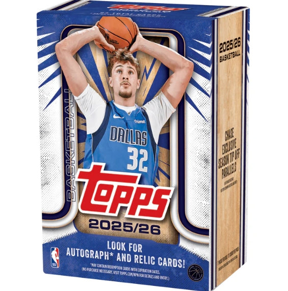 2025/26 Topps Series 1 NBA Basketball Value Blaster Box Factory Sealed