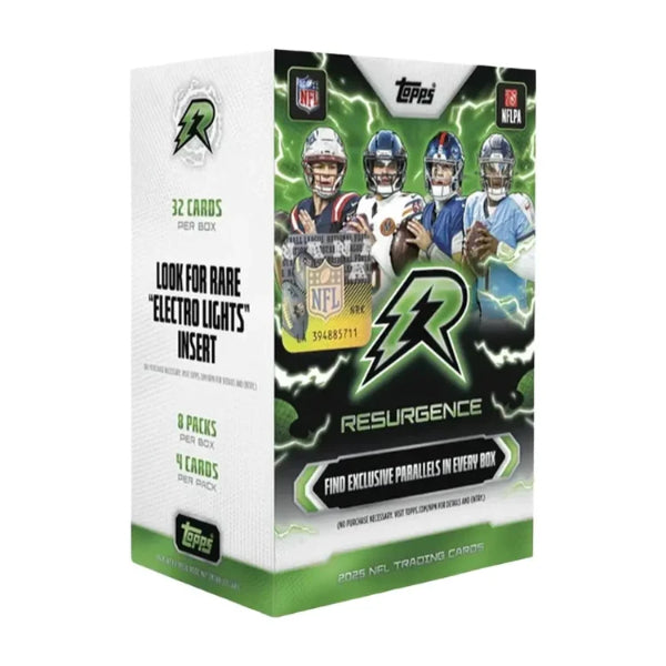 2025 Topps NFL Football Resurgence Value Blaster Box Factory Sealed