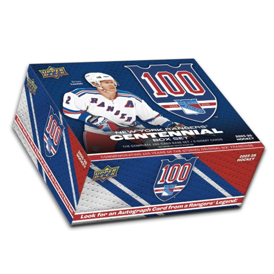2025/26 Upper Deck NHL Hockey New York Rangers Centennial Box Set New