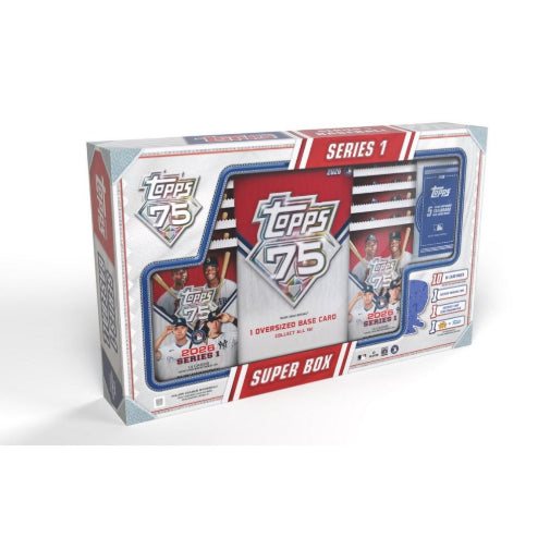 2026 Topps MLB Baseball Series 1 Super Box Factory Sealed
