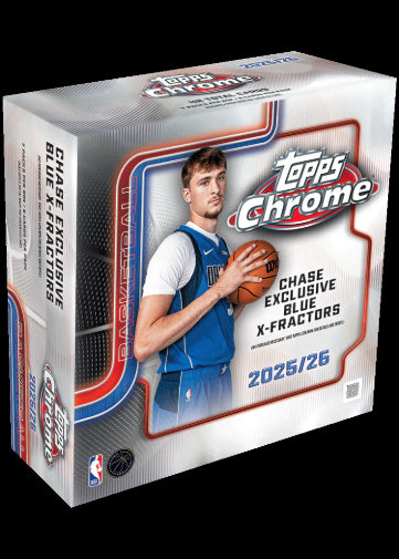 2025/26 Topps Chrome NBA Basketball Mega Box Factory Sealed