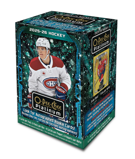 2025/26 Upper Deck Hockey OPC Platinum Blaster Box Factory Sealed