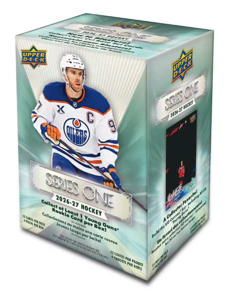 2026/27 Upper Deck NHL Hockey Series 1 Blaster Box Factory Sealed