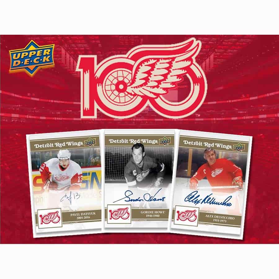 2025/26 Upper Deck Detroit Red Wings Centennial Box Set Factory Sealed