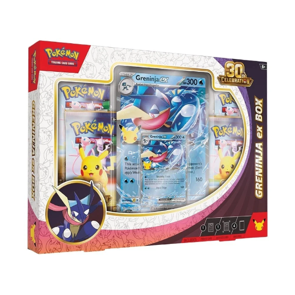Pokemon TCG 30th Celebration Greninja Ex Box Factory Sealed
