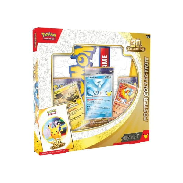 Pokemon TCG 30th Celebration Poster Collection Box Factory Sealed