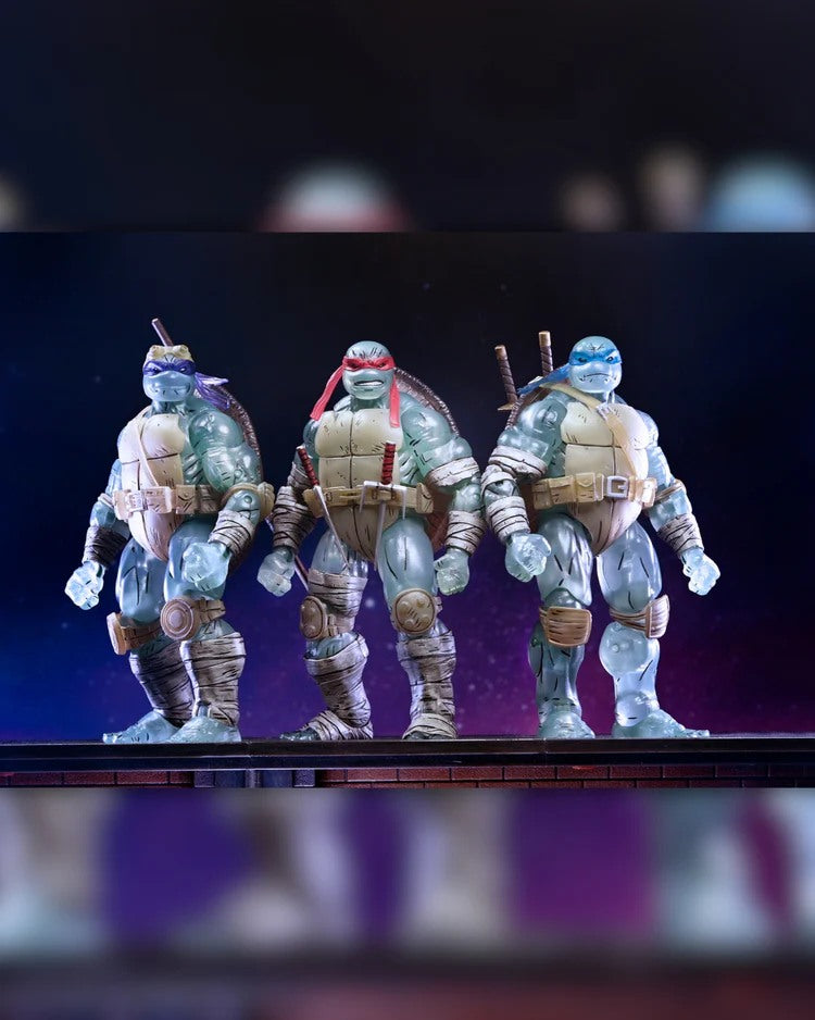 (PRE ORDER) NECA TMNT Ninja Turtles The Last Ronin Ghost Brothers 3 Pack New