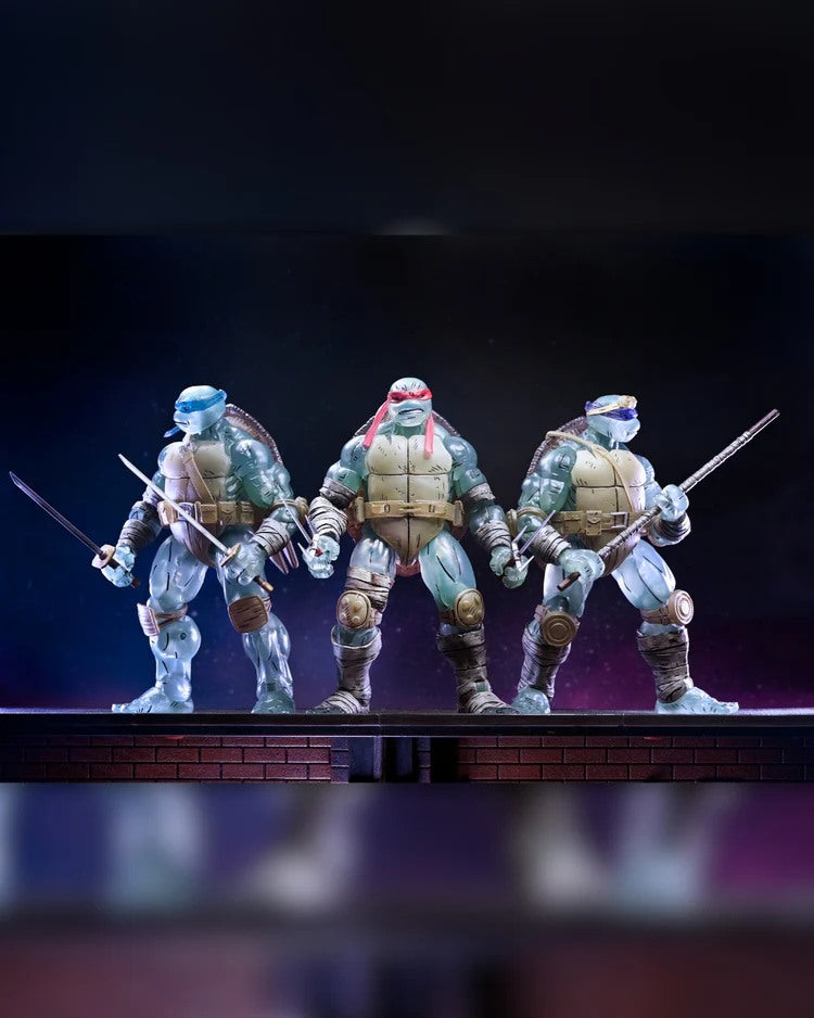 (PRE ORDER) NECA TMNT Ninja Turtles The Last Ronin Ghost Brothers 3 Pack New