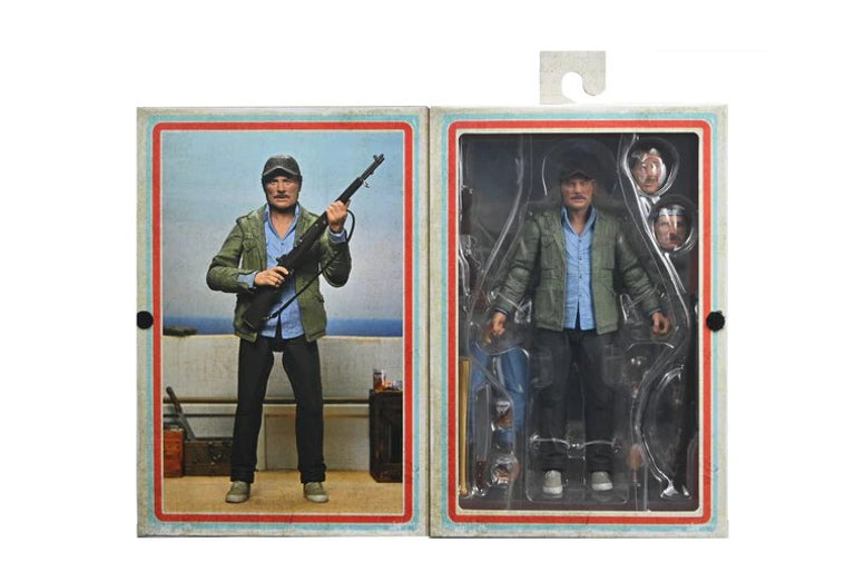 NECA Jaws 50th Anniversary Sam Quint Ultimate Action Figure New