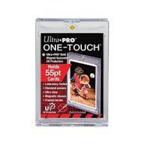 Ultra Pro 3x5 Regular UV One Touch 55pt Card Holders Case of 25 Brand New