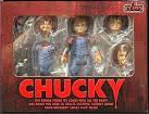 Mezco 5 Points Childs Play Chucky Action Figure Set Brand New