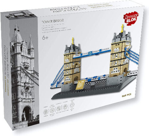 Dragon Blok Lego Architect Tower Bridge Of London 969 Piece Building Set New