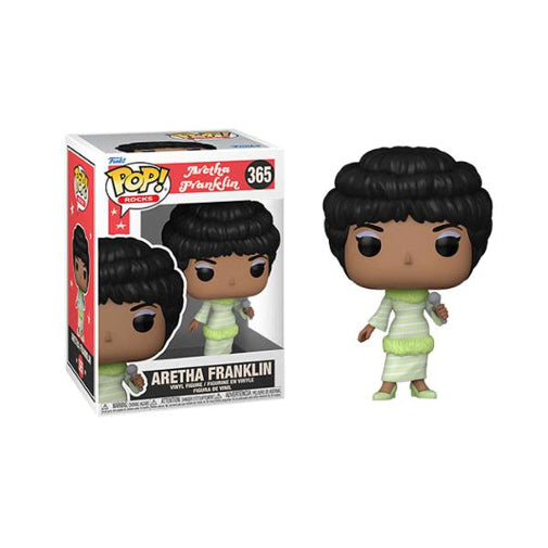Funko POP Music Aretha Franklin Green Dress Vinyl Action Figure Brand New