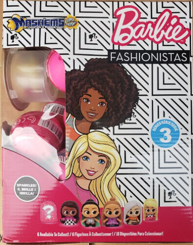 Mashems Barbie Series 3 Display Box/Case Of 20 Sphere Capsules Toys Brand New