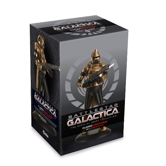 Eaglemoss Battlestar Galactica Cylon Centurion Gold Classic Figure Brand New