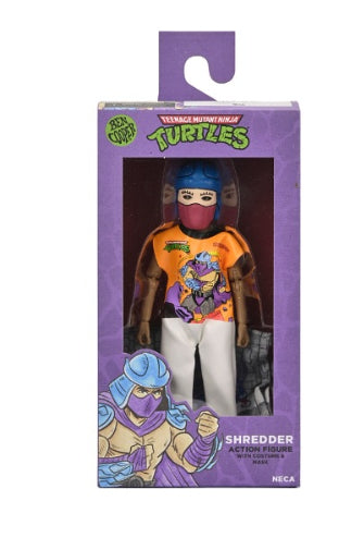 NECA Ben Cooper 1987 TMNT Ninja Turtles Shredder Clothed Action Figure New