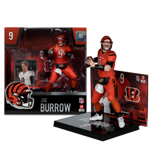 McFarlane Toys NFL Football Cincinnati Bengals Joe Burrow Alternate Jersey Action Figure New