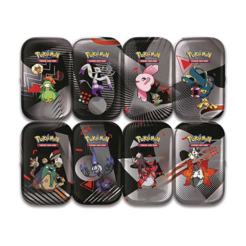 Pokemon TCG Scarlet & Violet Unova Mini Tin Display Case (8 Tins) New