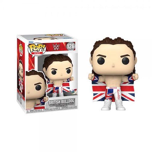 Funko POP WWE Wrestling British Bulldog Vinyl Action Figure Brand New