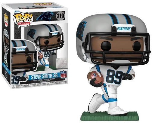 Funko Pop NFL Football Legends Carolina Panthers Steve Smith Sr Vinyl Figure New