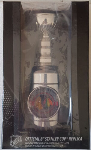 NHL Hockey Chicago Blackhawks 8" Stanley Cup Replica 2010 Trophy Brand New