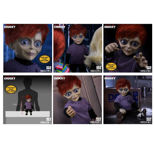 Mezco Toys Child's Play Seed Of Chucky 15" Talking Glen Figure New