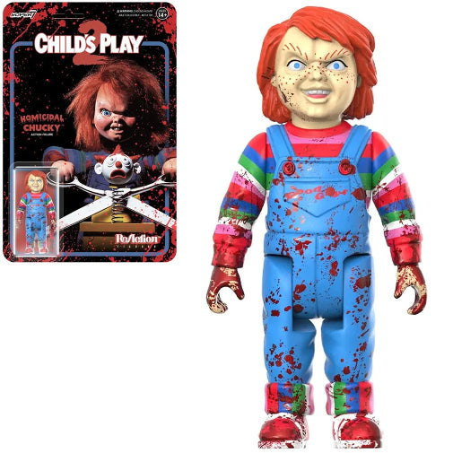 Super 7 Childs Play Reaction Wave 2 Homicidal Chucky Action Figure New