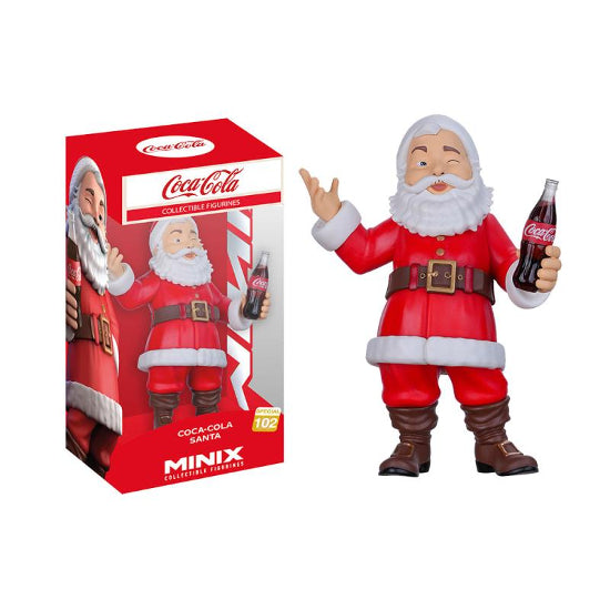 MINIX Holiday Coca Cola Santa Claus Vinyl Figure New