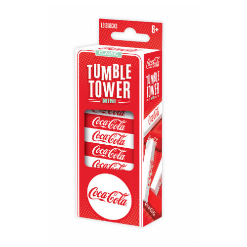 Masterpieces Coca Cola Tumble Tower Mini Block Game Brand New