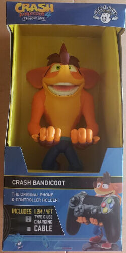 Cable Guy PlayStation Crash Bandicoot Figure/Stand Brand New