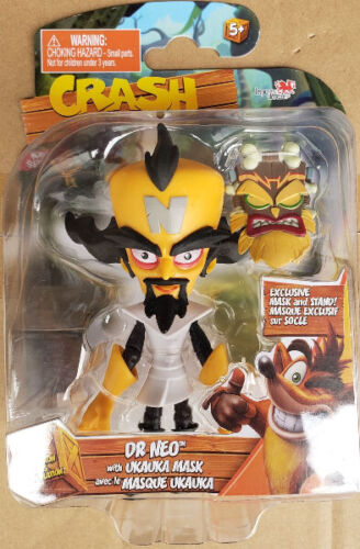 Import Dragons Crash Bandicoot 4.5" Dr Neo Action Figure Brand New