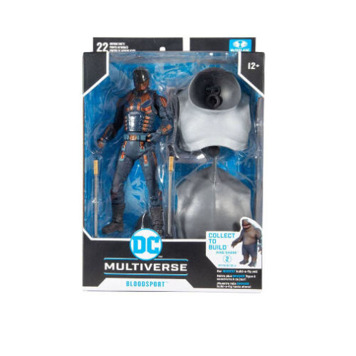 McFarlane DC Multiverse 7" Suicide Squad BAF (King Shark) Bloodsport Figure