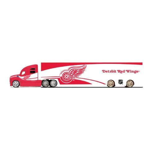 NHL Hockey Detroit Red Wings Diecast 1:64 Scale Transport Truck New