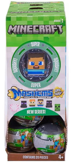 Mashems Disney Minecraft Display Box/Case Of 20 Spheres Toys New