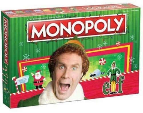USAopoly Monopoly Elf Collectors Edition Board Game Brand New