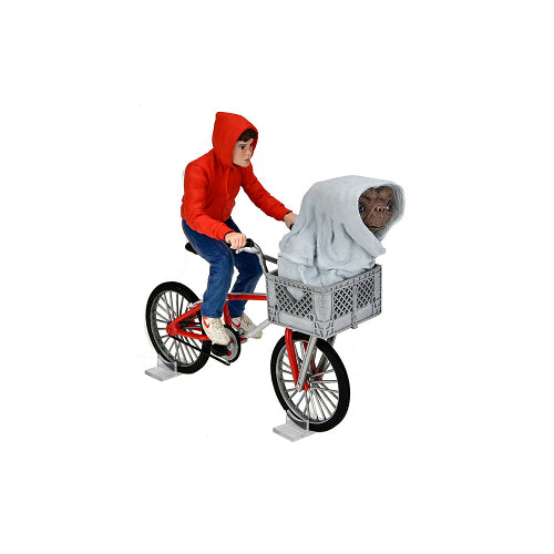 NECA E.T. 40th Anniversary Elliott & E.T. On Bicycle Action Figure Set New