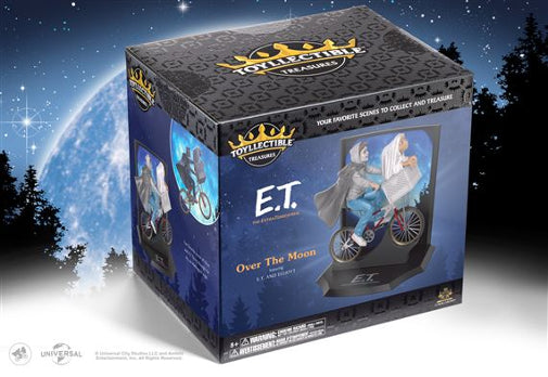 Noble Collection E.T. Toyllectible Treasures Over The Moon E.T. & Elliott Collectible New