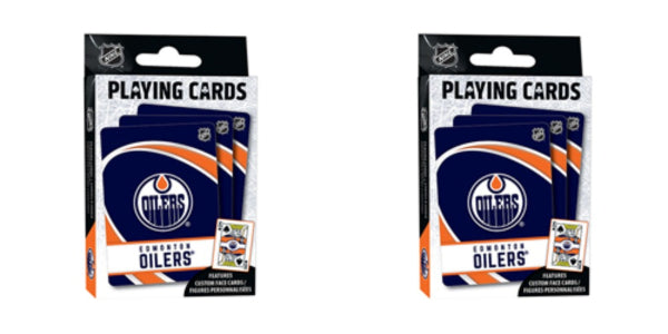Masterpieces NHL Hockey Edmonton Oilers Playing Cards Deck Lot Of 2 New