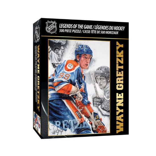 Masterpiece NHL Hockey Wayne Gretzky The Great One Oilers 500 Piece Puzzle New