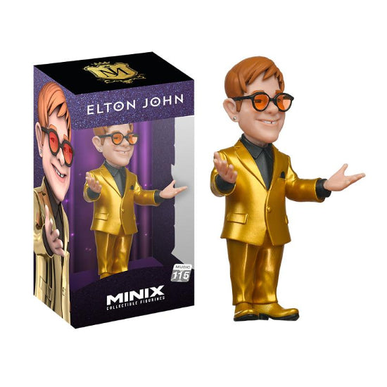 MINIX Music Elton John Vinyl Figure New