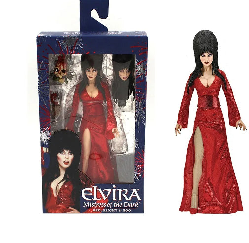 NECA Elivra 8" Clothed Red Fright & Boo Action Figure Brand New